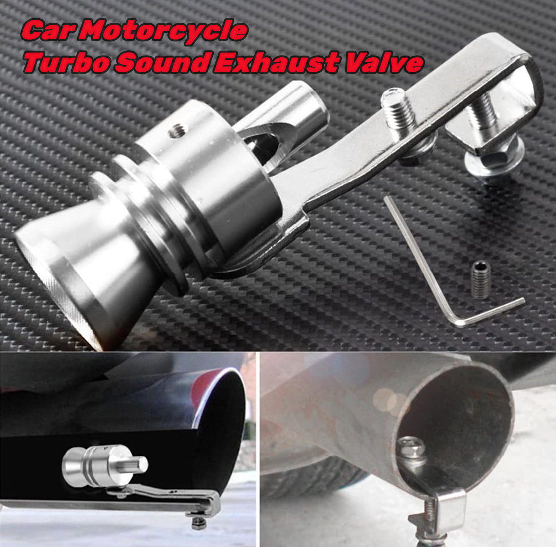 (2025 🔥Last Day Promotion  - 49% off)Universal Turbine Sound Exhaust Valve Accessories