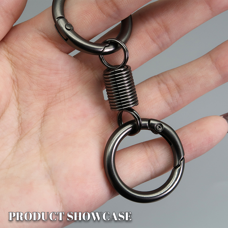 (🔥2025 Last Day Promotion  - 49% off)Nordic Retro Spring Double Ring Keychain