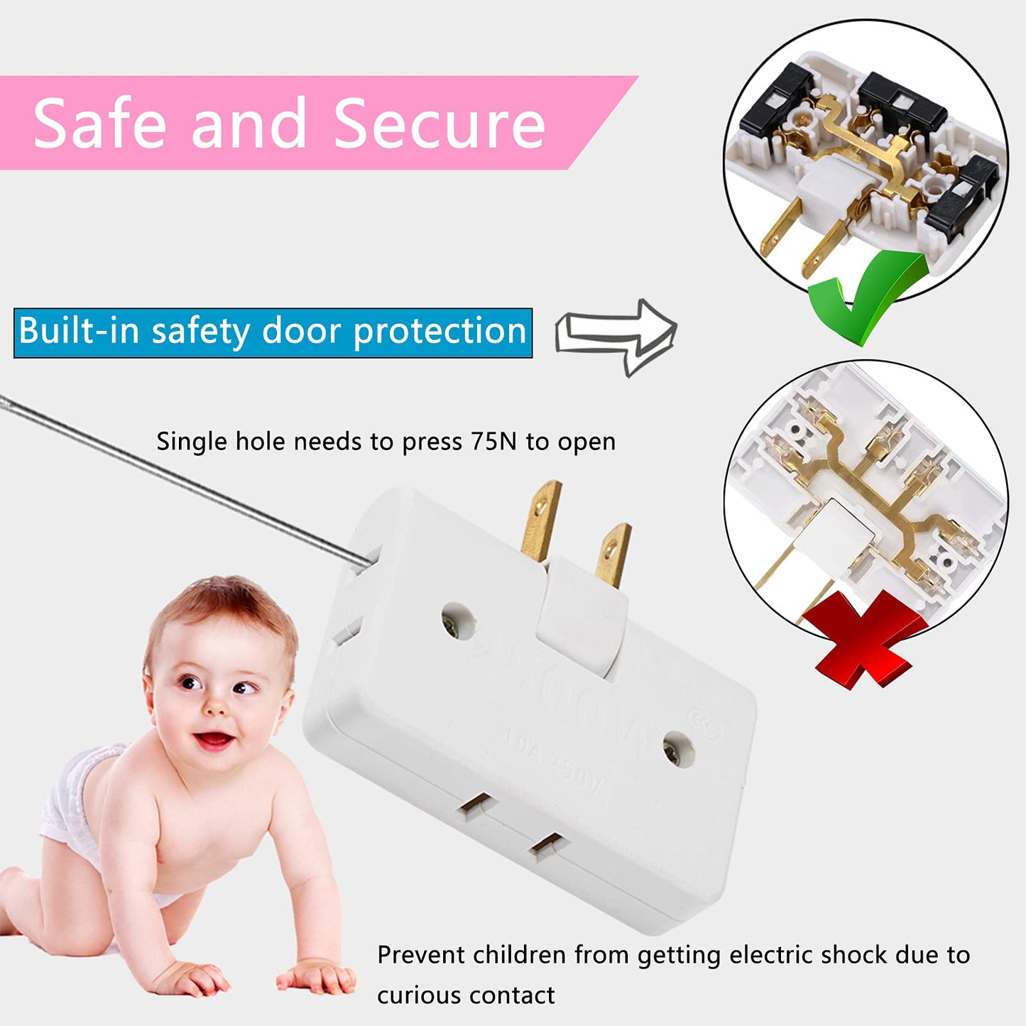 (🔥2025 Last Day Promotion  - 49% off)2024-180 Degrees Rotatable Socket Converter